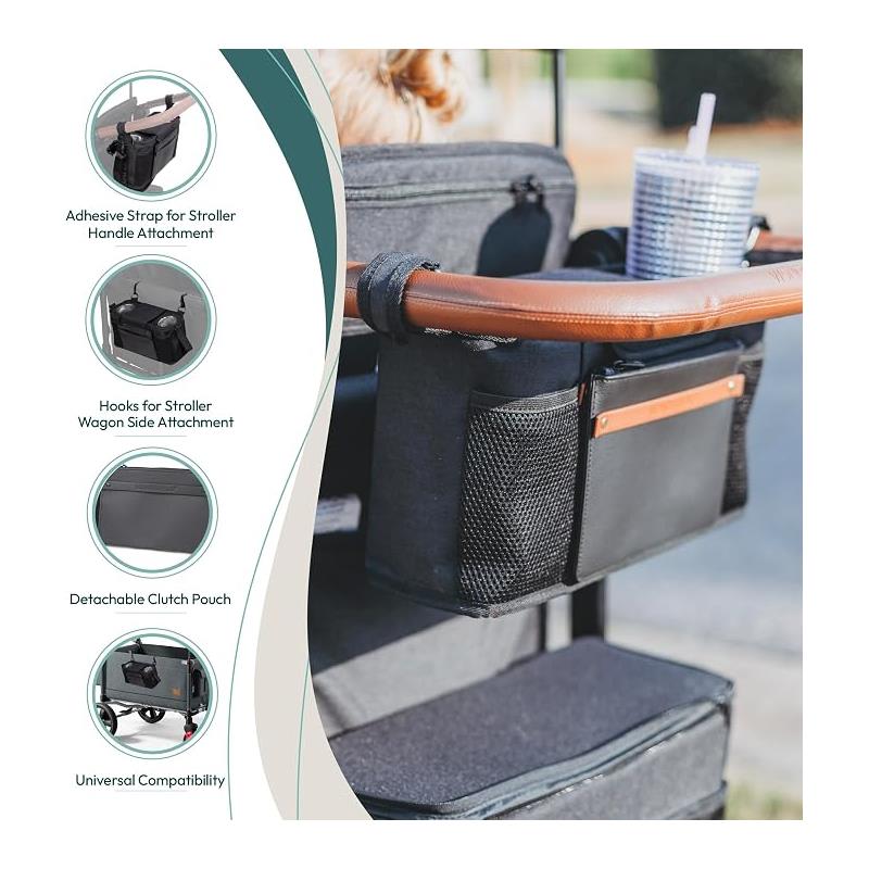 Wonderfold Universal Parent Console Stroller Organizer 2 Seater Image 4