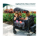 Wonderfold Universal Parent Console Stroller Organizer 2 Seater Image 7
