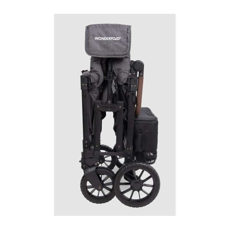 Wonderfold - W4 Luxe Pro Quad Stroller For 4 Kids, Charcoal Gray Image 8