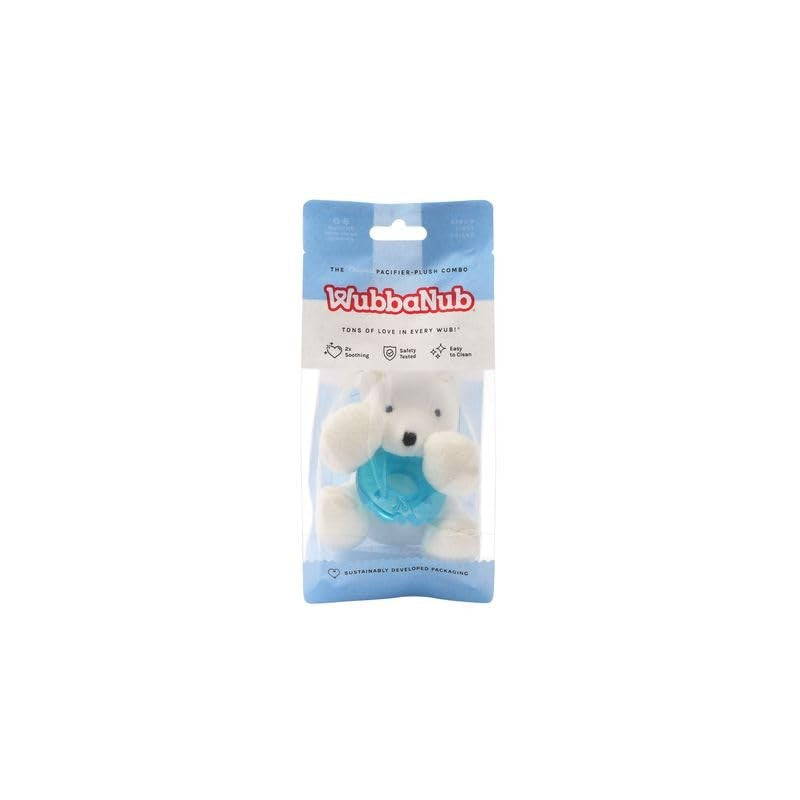 WubbaNub Infant Pacifier - White Polar Bear Image 4