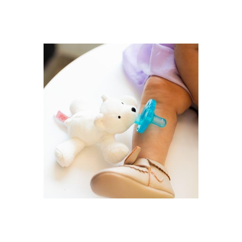 WubbaNub Infant Pacifier - White Polar Bear Image 7