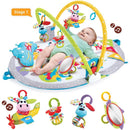Yookidoo - Baby Gym Lay to Sit-Up Playmat, 3-in-1 Newborns Activity Center with Tummy Time Toys Image 1