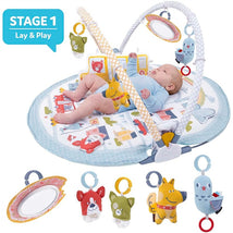 Yookidoo Baby Gym Lay to Sit-Up Playmat 3-in-1 Activity Center Image 2