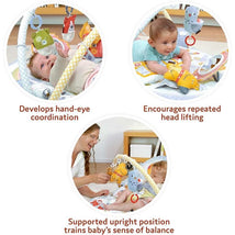 Yookidoo Baby Gym Urban Lay to Sit-Up Playmat, 3-in-1 Newborns Activity Center with Tummy Time Toys Image 2