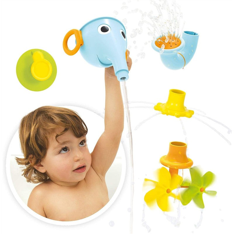 Yookidoo FunElefun Fill 'N' Sprinkle Bath Toy - Blue Image 5