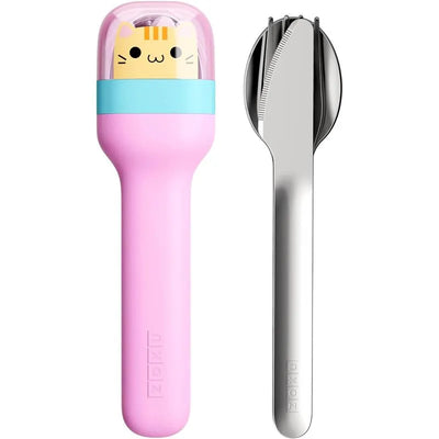 ZOKU - Kids Pocket Utensil Set, Kitty Image 1