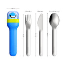 ZOKU Kids Pocket Utensil Set - Blue Shark Image 2