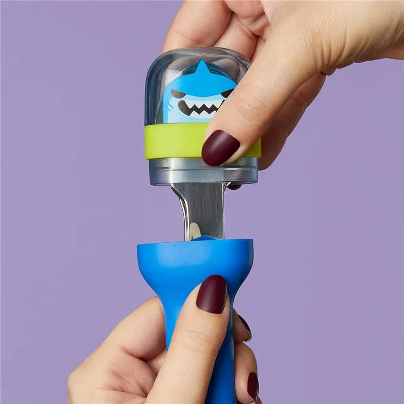 ZOKU - Kids Pocket Utensil Set, Shark Image 4