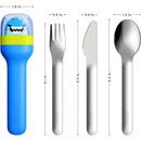 ZOKU - Kids Pocket Utensil Set, Shark Image 5