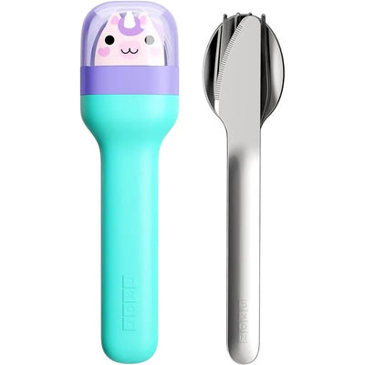 ZOKU - Kids Pocket Utensil Set, Unicorn  Image 1