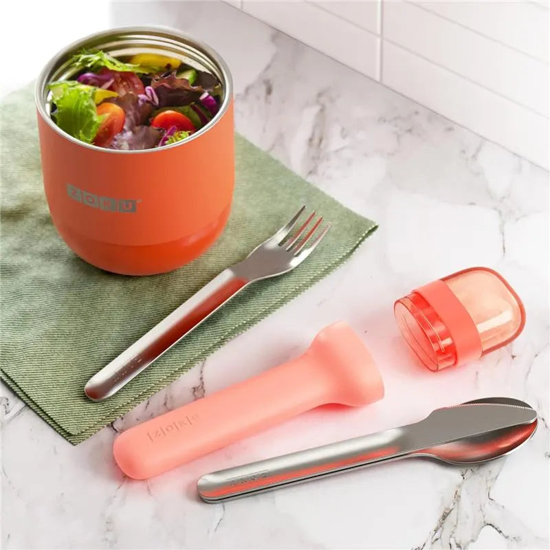 ZOKU - Pocket Utensil Set, Peach Image 3