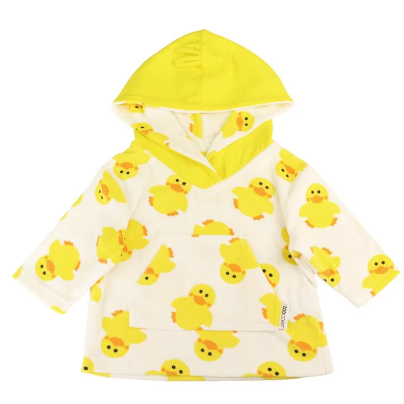 Zoocchini - Baby Terry Swim Coverup Harper Duck/Canard/Pato 0-12M Image 1