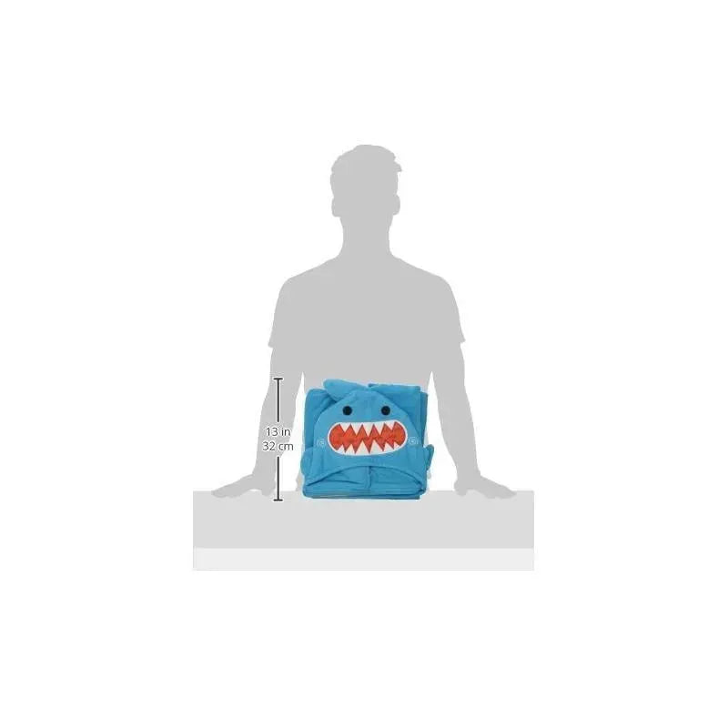Zoocchini Sherman the Shark Hooded Towel, Blue Image 3