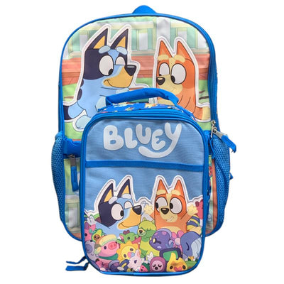 Zoofy Bluey 17 Licensed Character Backpack & Insulated Lunch Bag Set Image 1