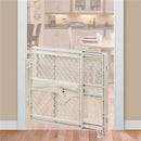Summer Indoor & Outdoor Multi Function Walk-Thru Baby Gate - Beige Image 4