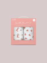 Conjunto de manta Swaddle - Bota Bloomin'
