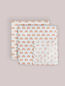 Conjunto de cobertores Swaddle - Be Kind Rainbows