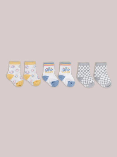 Baby Socks Trio, Happy Baby Vibes Image 2