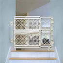 Summer Indoor & Outdoor Multi Function Walk-Thru Baby Gate - Beige Image 2