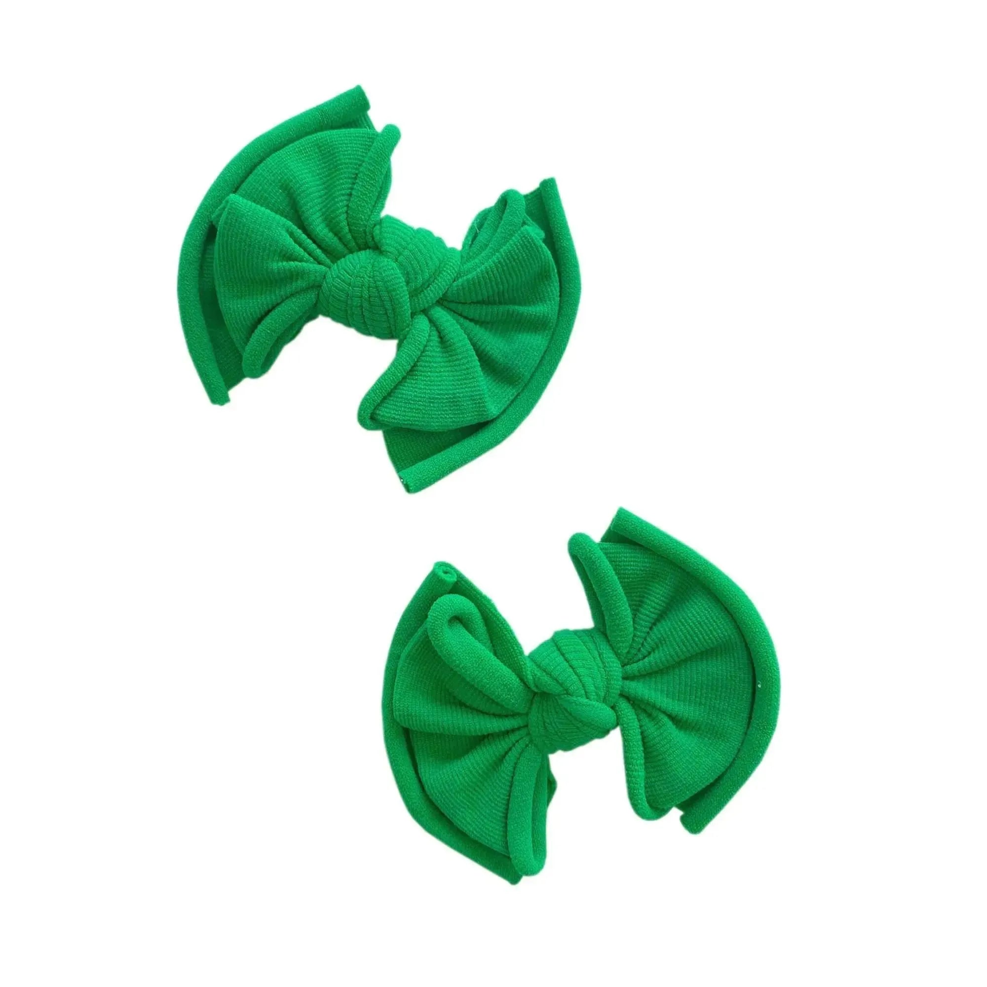 2PK BABY FAB CLIPS: verde kelly