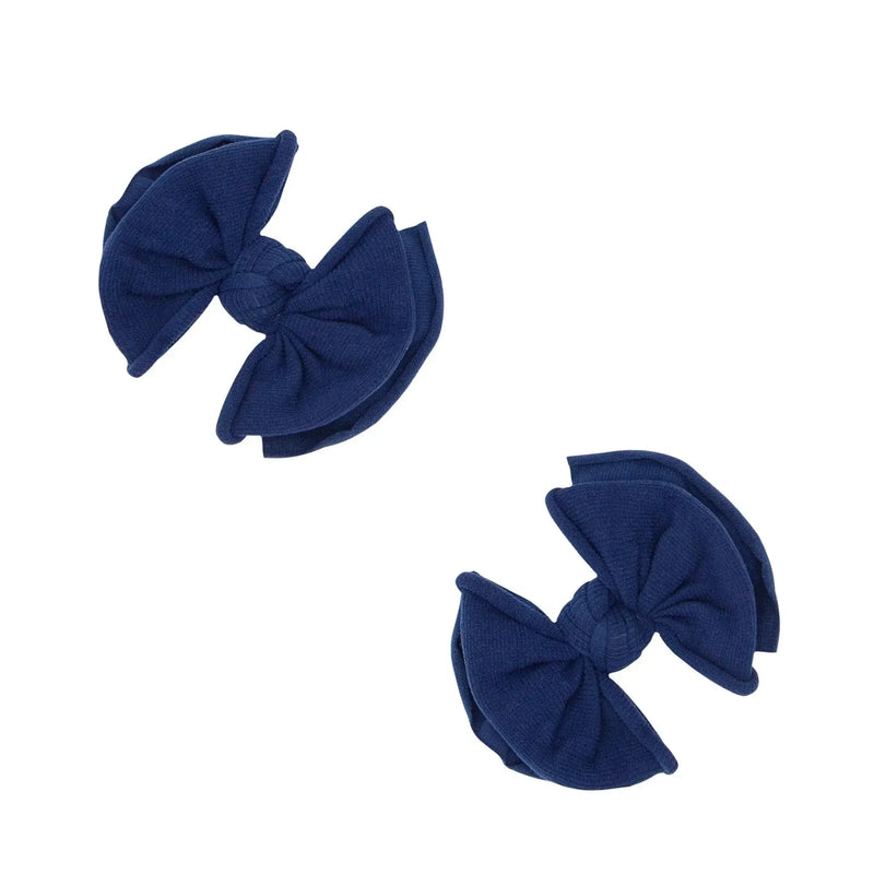 2PK BABY FAB CLIPS: azul marinho