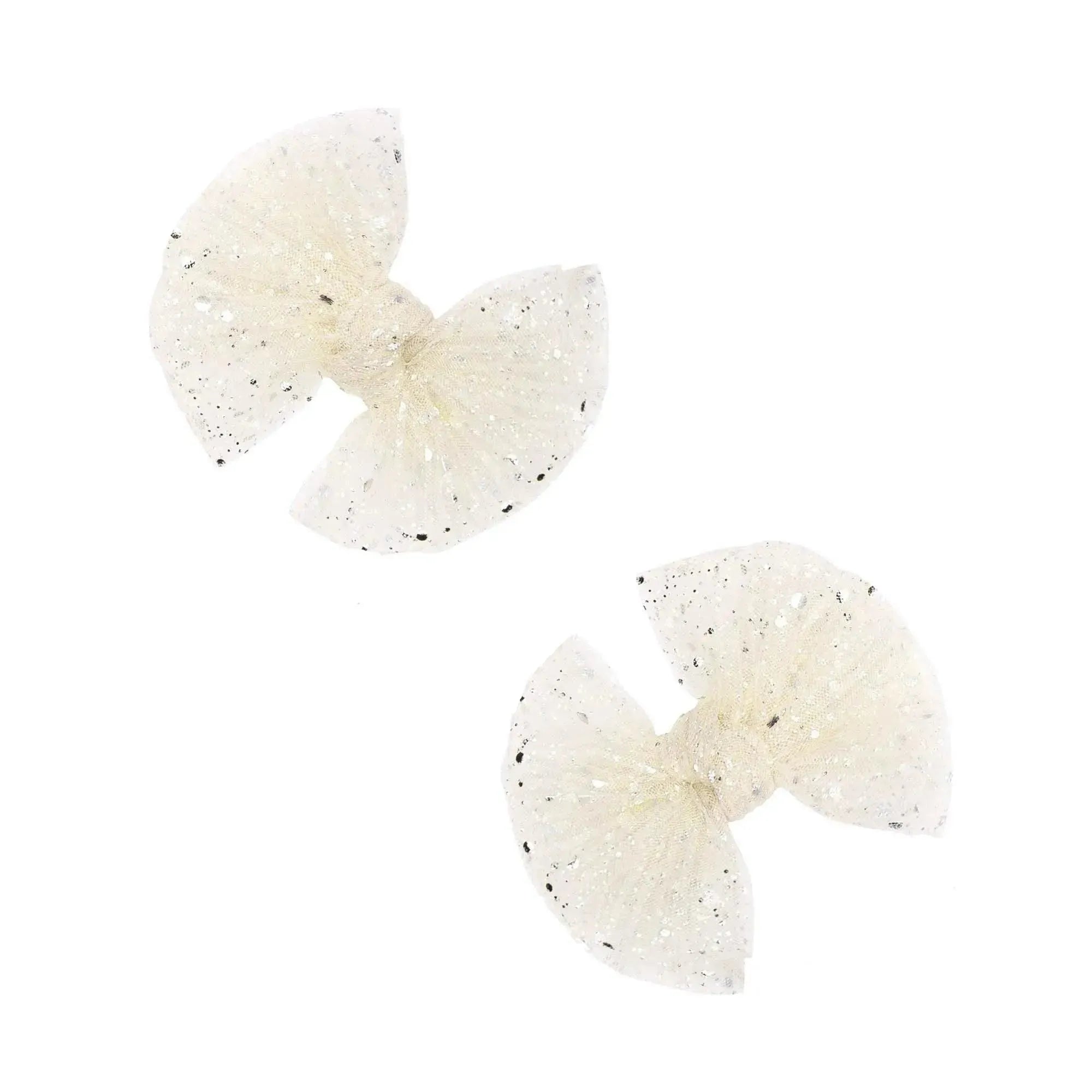 2PK TULLE BABY FAB CLIPS: princesa marfim