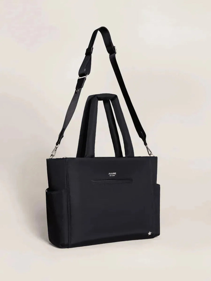 JuJuBe Utility-Strap Tote Preto