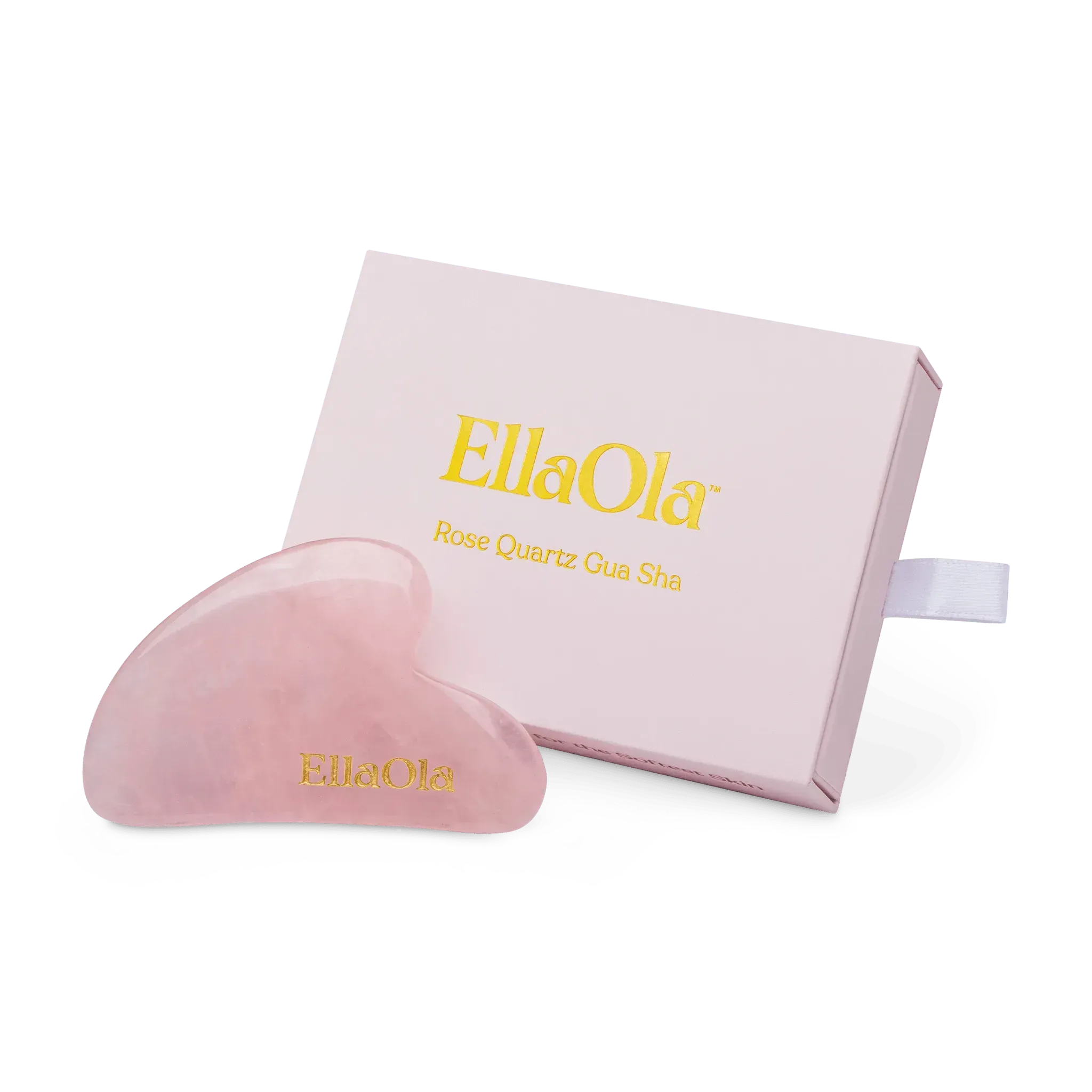 Varejo - Ferramenta de levantamento facial de quartzo rosa Gua Sha