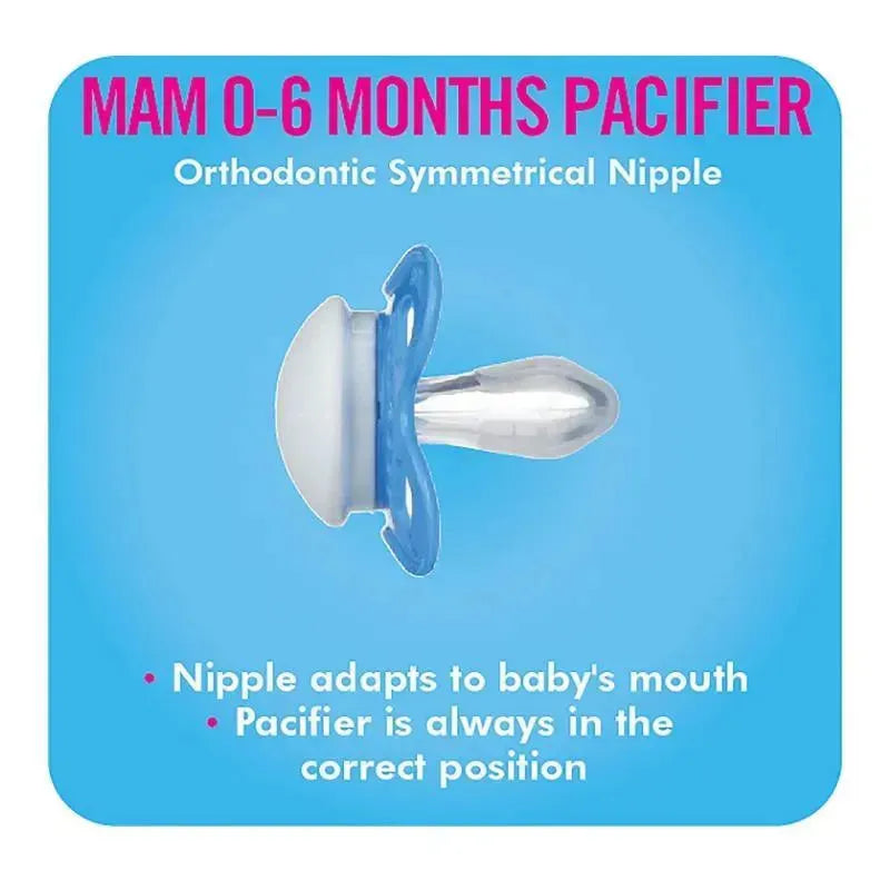 Mam Love & Affection - Daddy (2 Love & Affection Pacifiers & 1 Clip - Girl Image 6