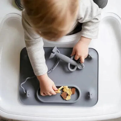 Jogo americano de silicone para bebês ocupados