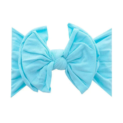 Aqua blue Baby Bling Bows FAB-BOW-LOUS baby headband bow