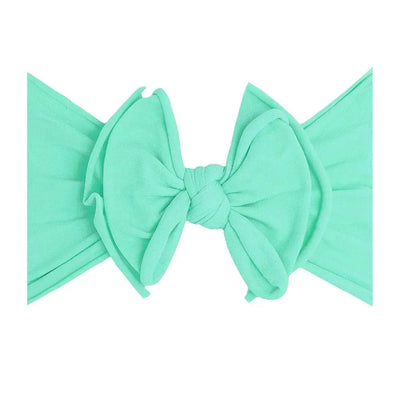 Mint green FAB-BOW-LOUS baby headband by Baby Bling Bows