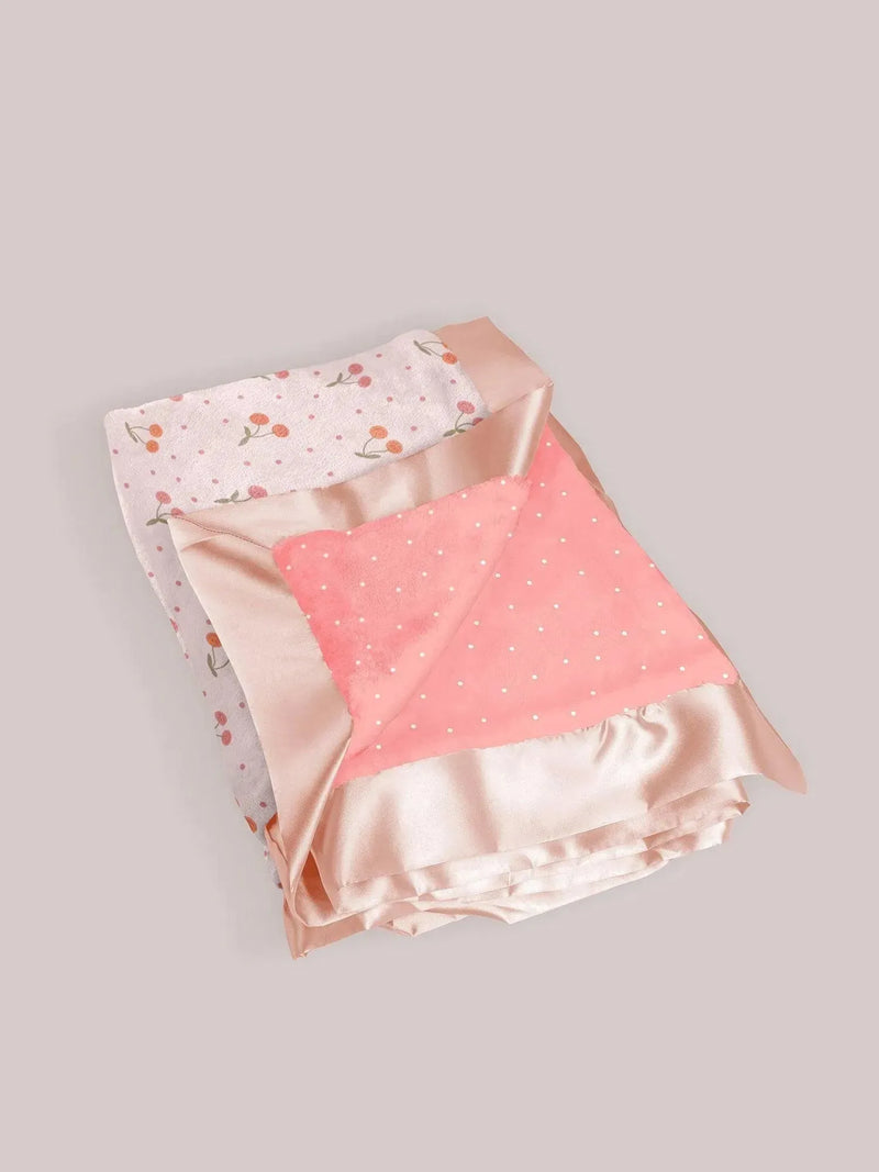 Cobertor reversível para bebê - Cherry Cute da Doodle By Meg