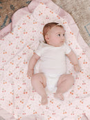 Cobertor reversível para bebê - Cherry Cute da Doodle By Meg
