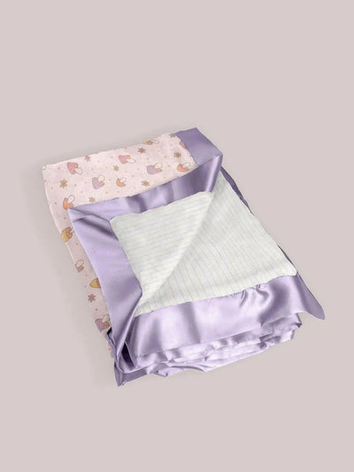 Reversible Baby Blanket, Mushy Love Image 2