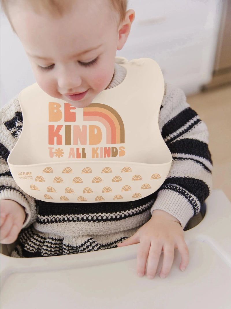 Babador de silicone - Be Kind Rainbows
