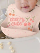 Babador de silicone - Cherry Cute by Doodle By Meg