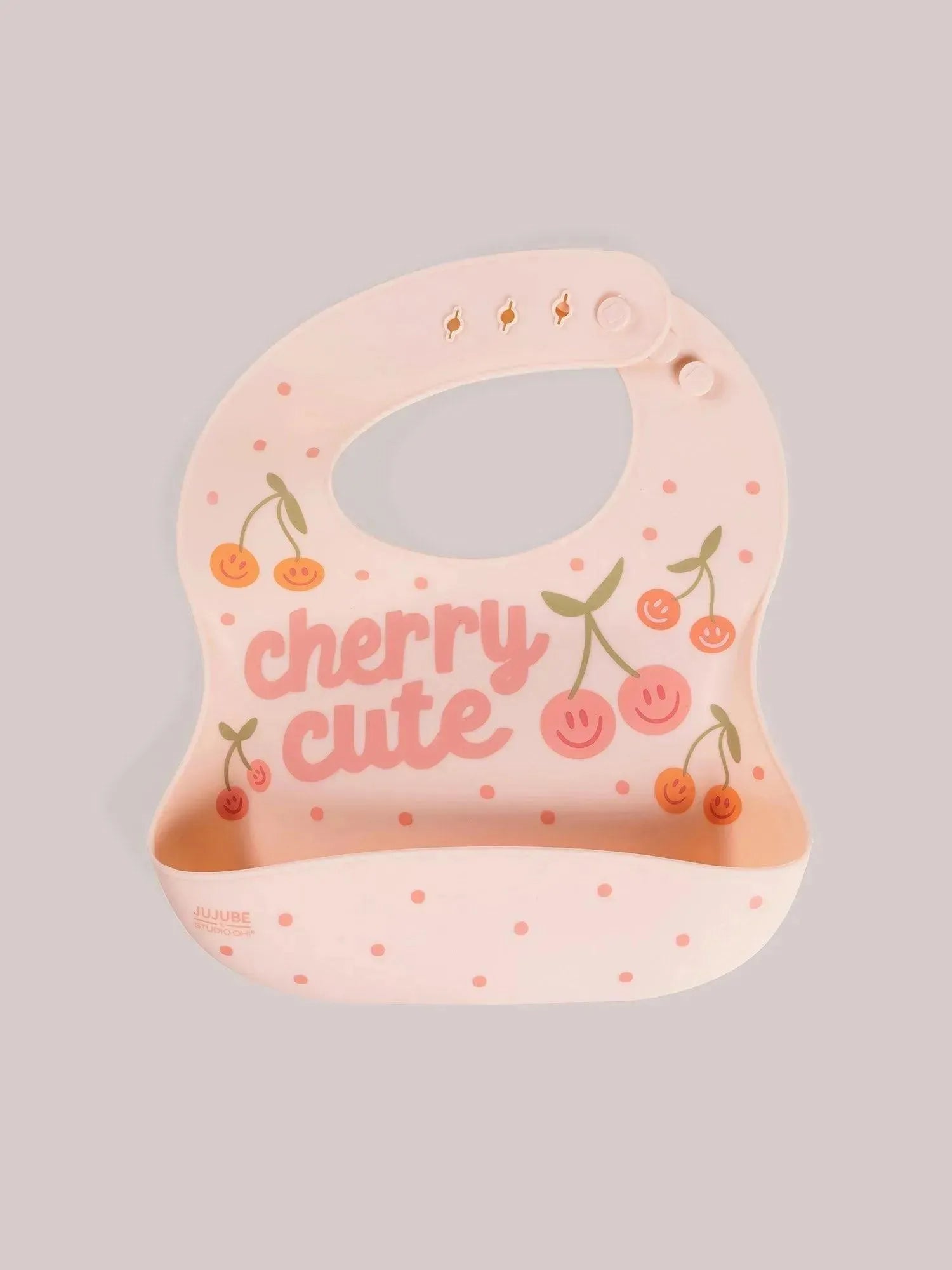 Babador de silicone - Cherry Cute by Doodle By Meg