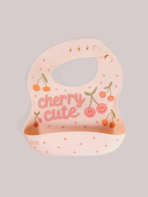 Babador de silicone - Cherry Cute by Doodle By Meg