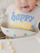 Babador de silicone - vibrações de bebê feliz