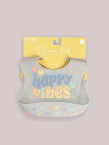 Babador de silicone - vibrações de bebê feliz