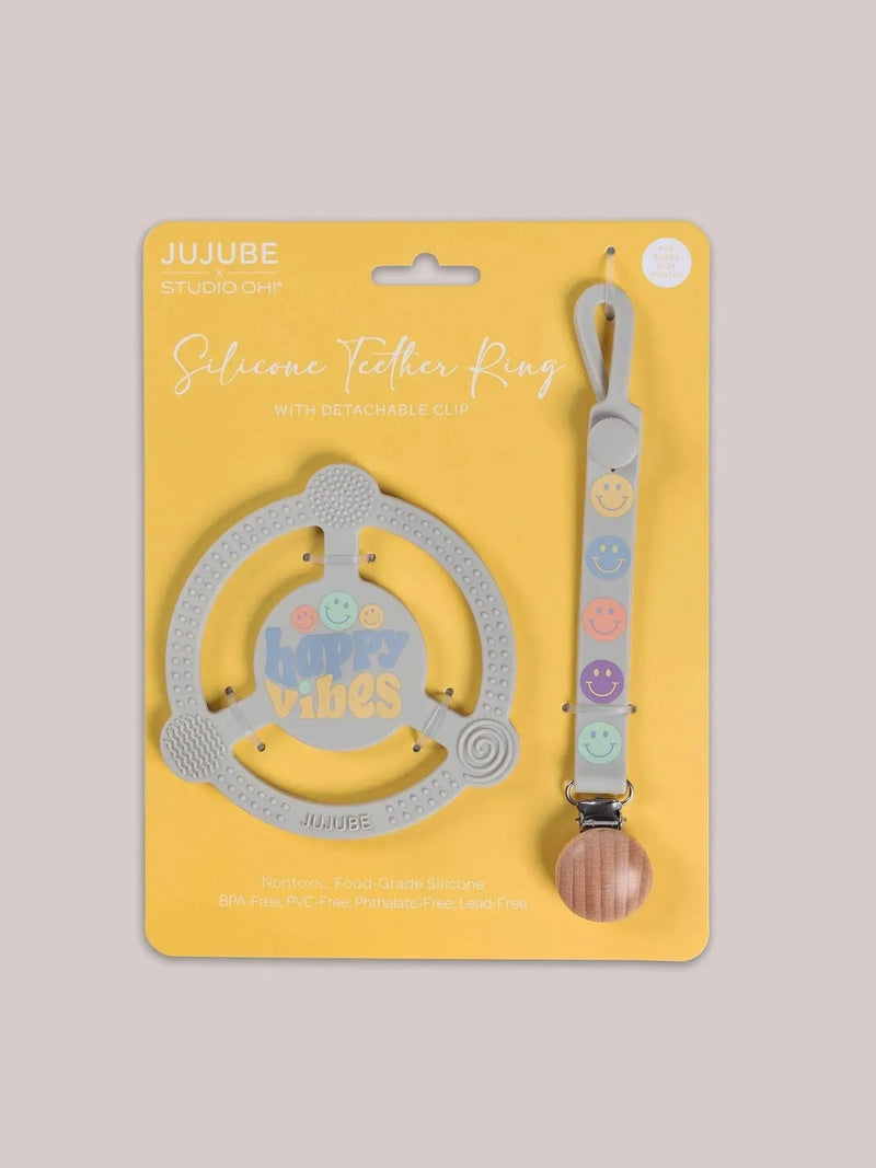 Anel Mordedor de Silicone - Vibrações de Bebê Feliz