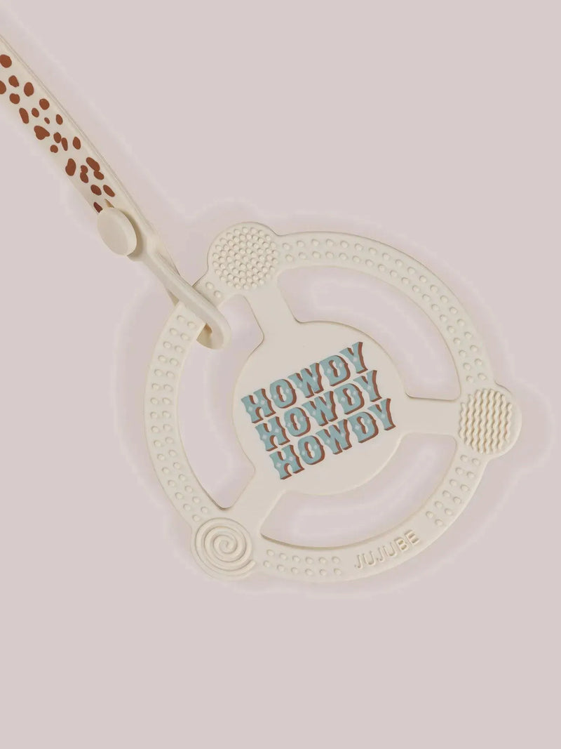 Anel mordedor de silicone - Howdy Partner Blue por Caroline Alfreds