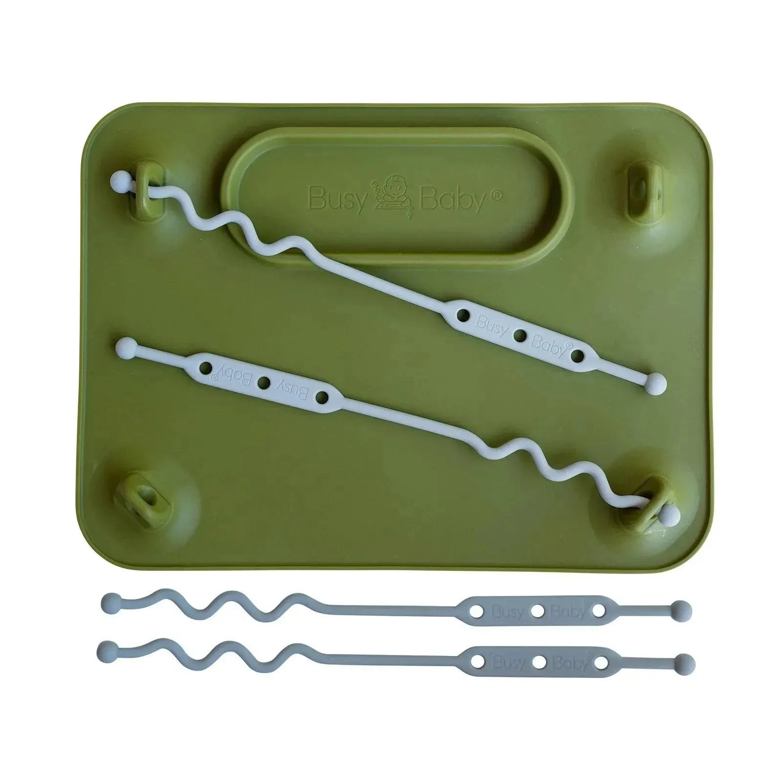 Jogo americano de silicone para bebês ocupados