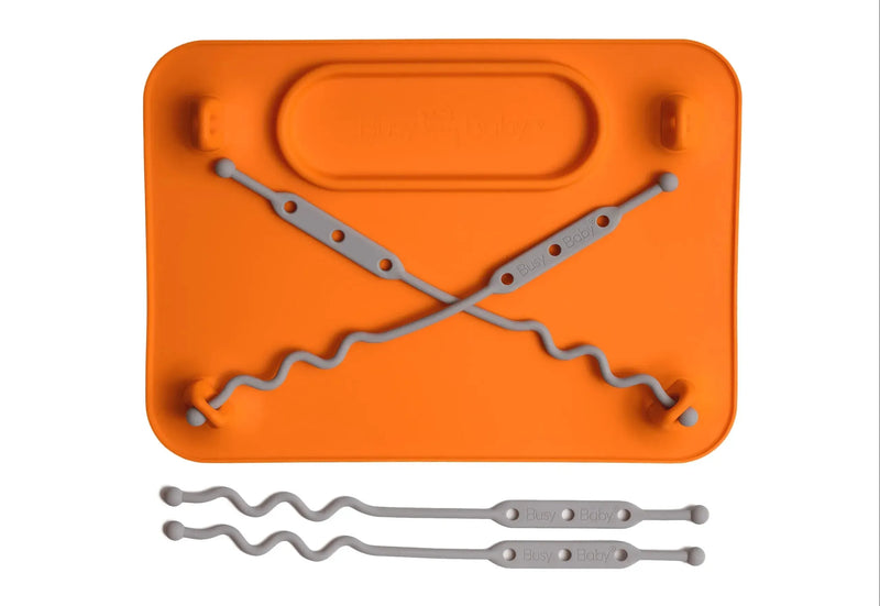 Jogo americano de silicone para bebês ocupados