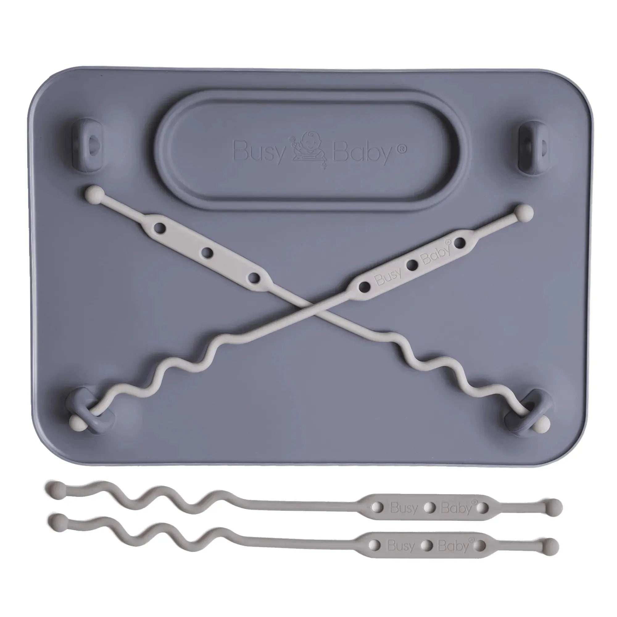 Jogo americano de silicone para bebês ocupados