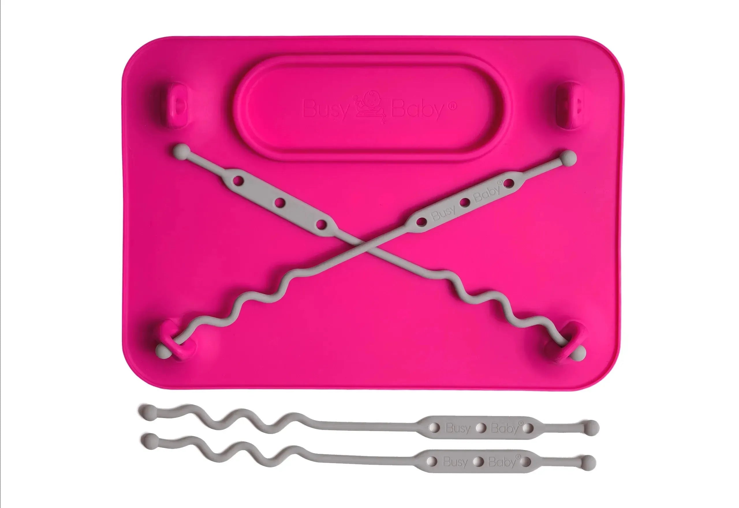 Jogo americano de silicone para bebês ocupados