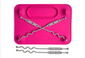 Jogo americano de silicone para bebês ocupados
