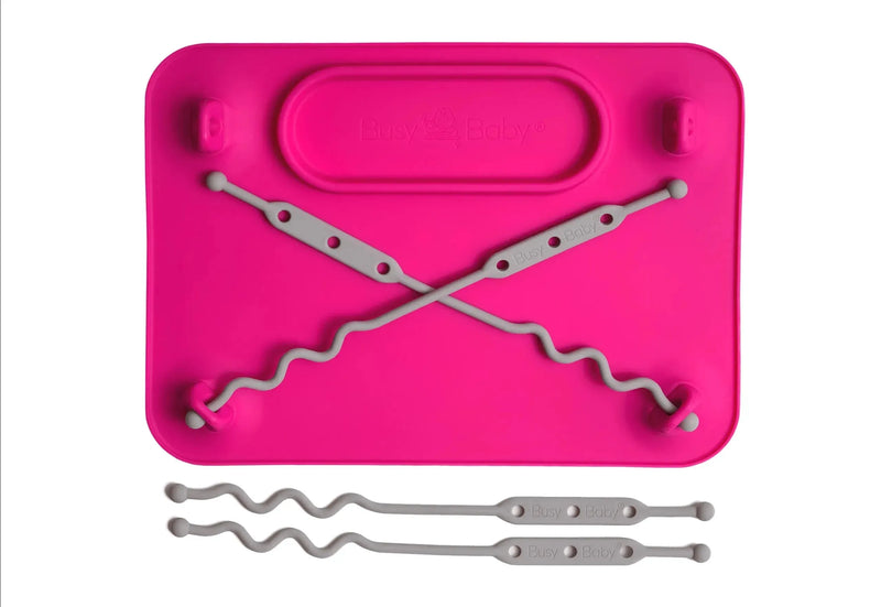 Jogo americano de silicone para bebês ocupados