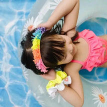 FRANJA HARD HEADBAND: arco-íris neon